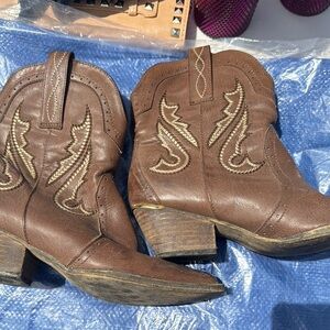 Brown Western Cowboy Boots
